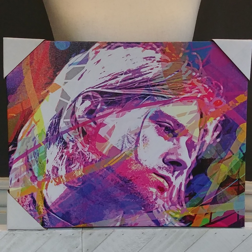 🎉2/$16 New Kurt Cobain Print on Vinyl Best of Grunge